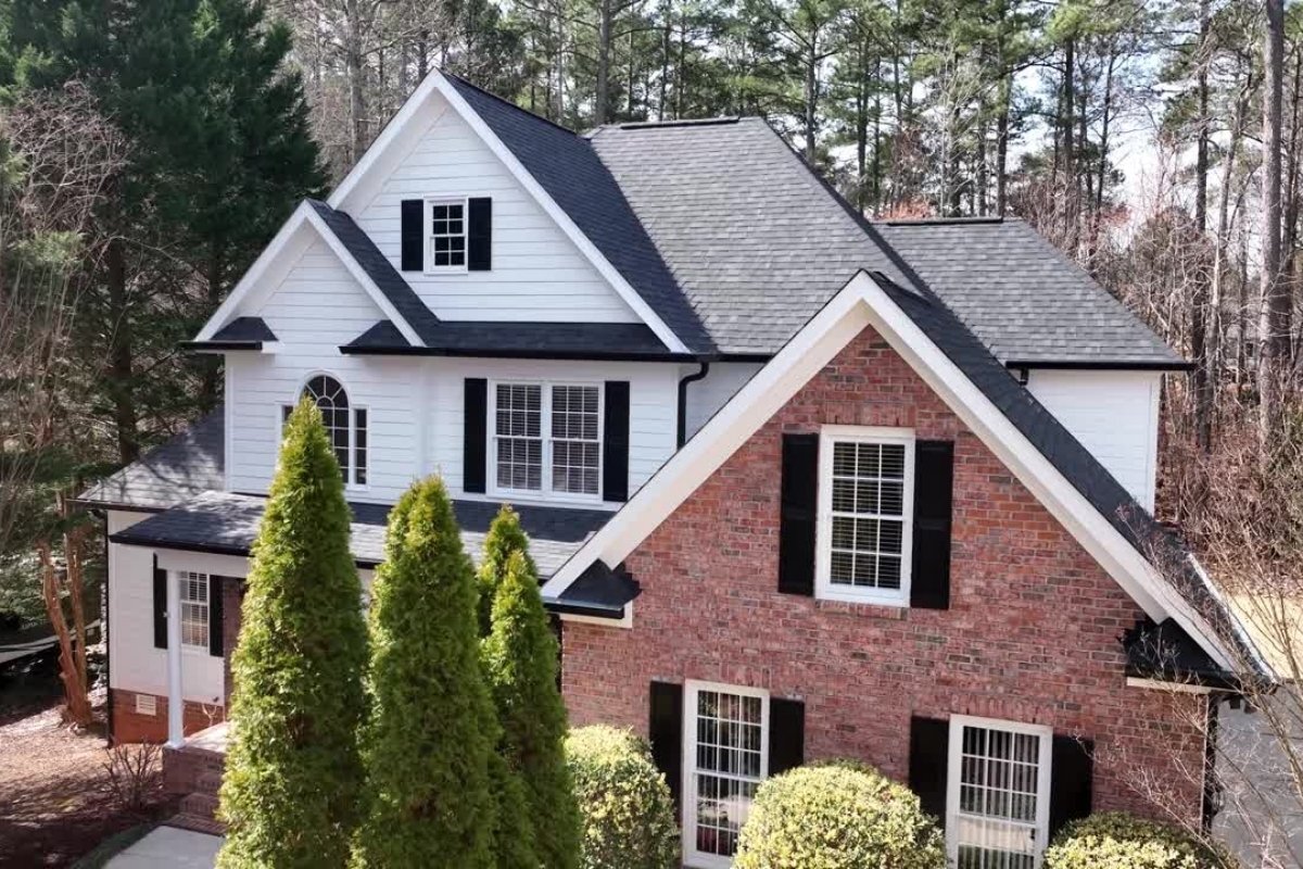 Modern suburban home representing self employed mortgage requirements in Texas.